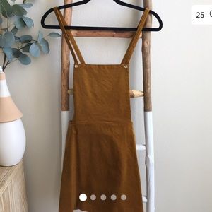 Zara Trafaluc Corduroy overall dress